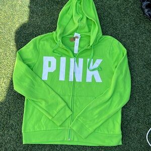 NWT Women’s pink green hoodie